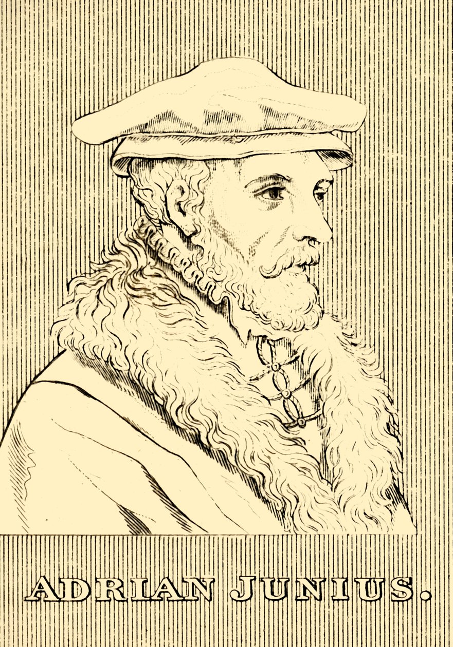 エイドリアン・ジュニウス、1511-1575、1830。 作： 不明