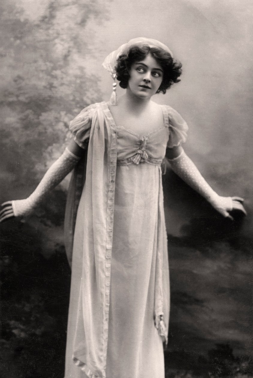 エイドリアン・アウガルデ1882-1913、イギリスの女優、1907 作： 不明
