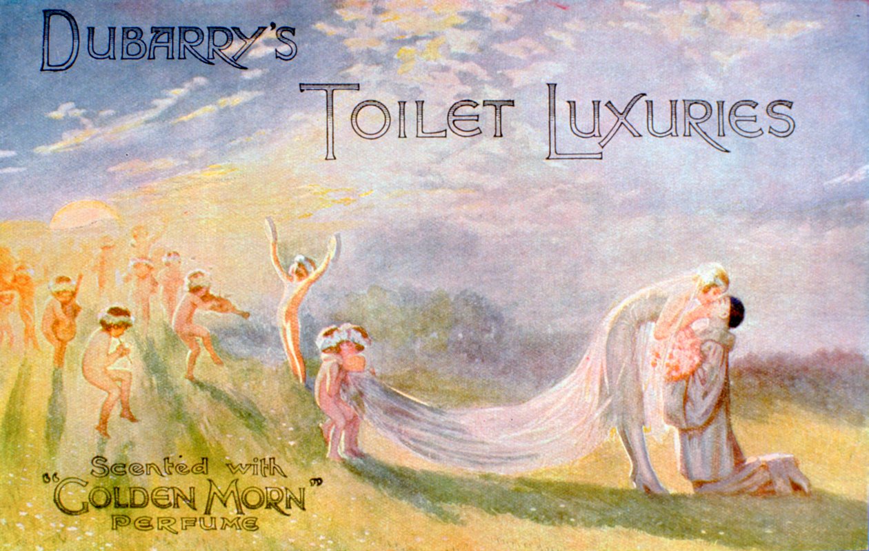 ゴールデンモーンの香水が香るDubarrys Toilet Luxuriesの広告、1922 作： 不明