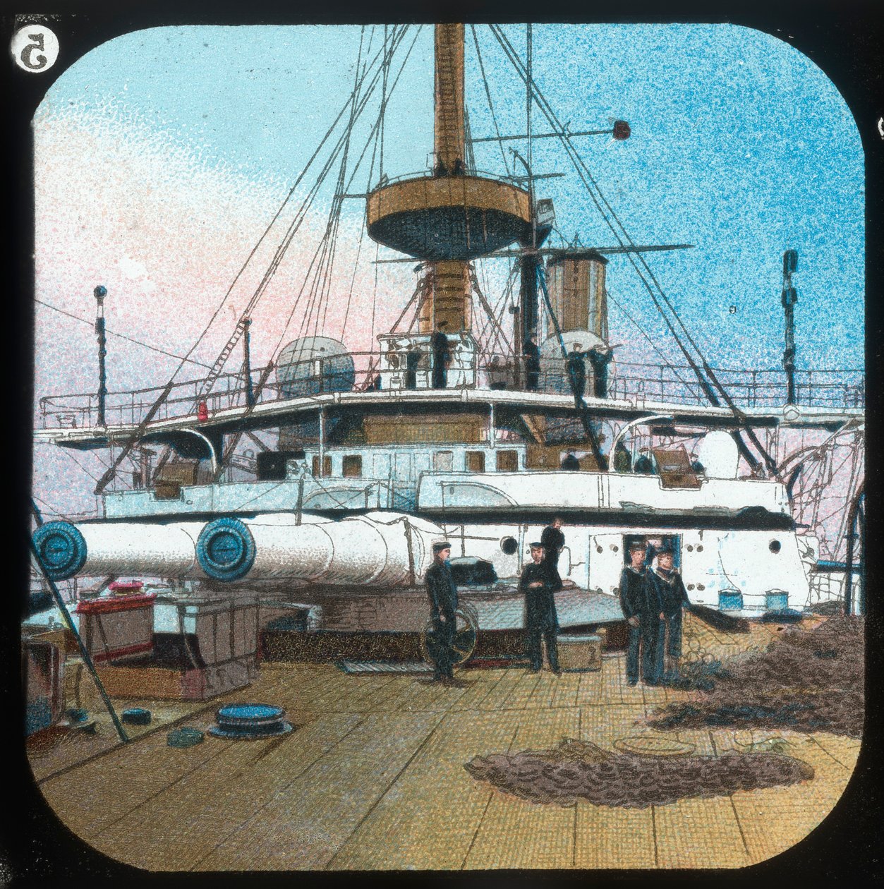 バルベットの後-HMS Revenger、c1900。 作： 不明