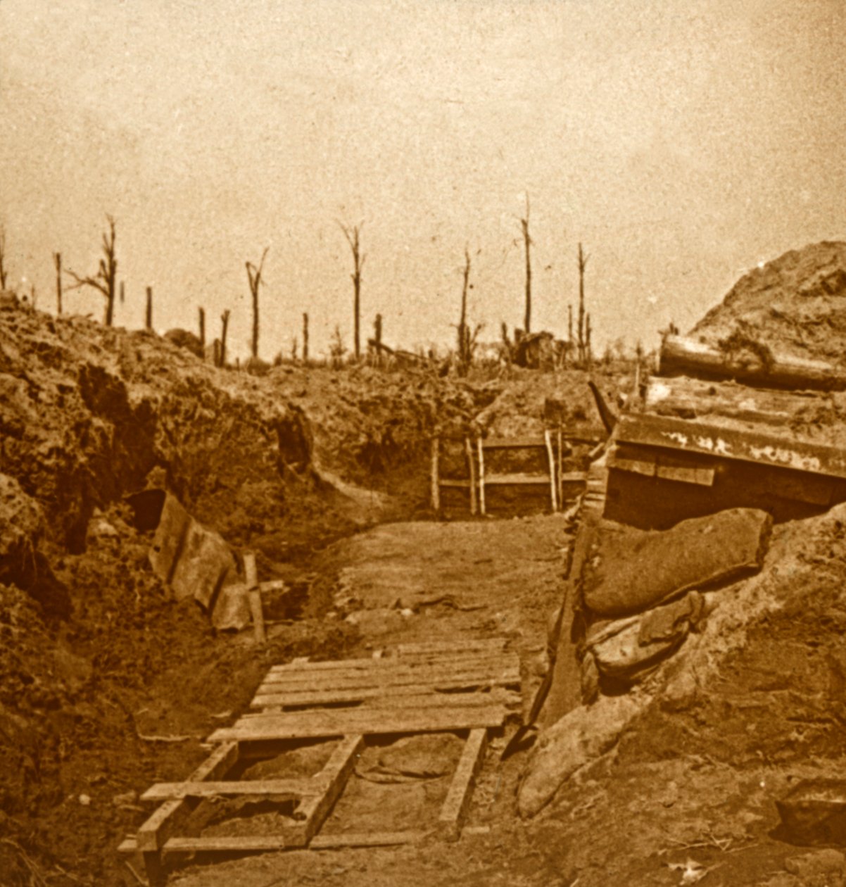 砲撃の後、c1914-c1918 作： 不明