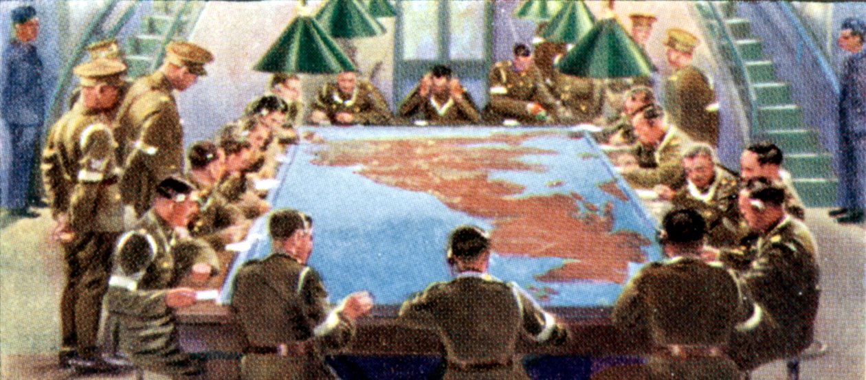 空襲予防策、タバコカード、イギリス、1938 作： 不明