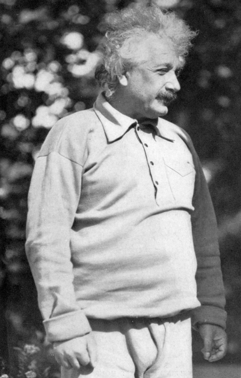 アルバートアインシュタイン1879-1955、ドイツ-スイスの数学者および理論物理学者、c1930s 作： 不明