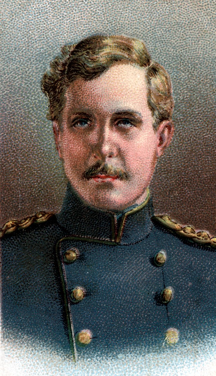 1909年のベルギー王アルバート1世1875-1934、1917年の軍服 作： 不明