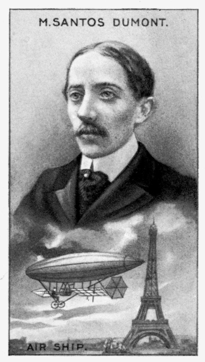 ブラジルの航空のパイオニア、アルベルトサントスデュモン、c1924 作： 不明