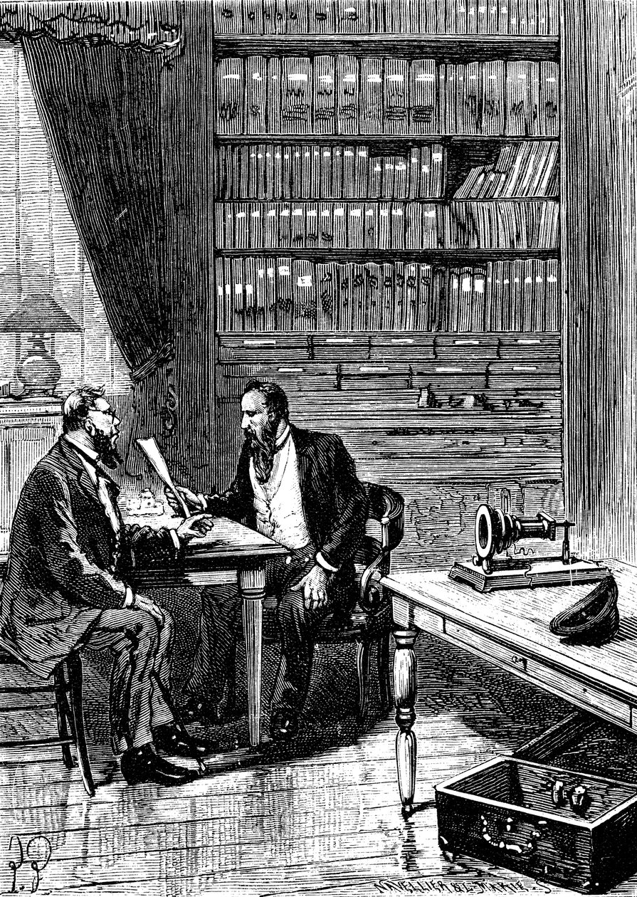 アレクサンダーグラハムベル1847-1922、スコットランド生まれのアメリカの発明家、1876 作： 不明