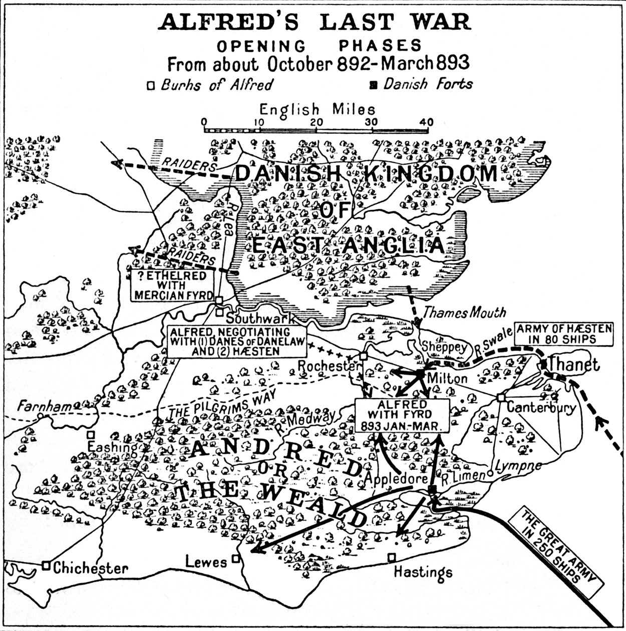 アルフレッド最後の戦争-開幕戦。 892年10月頃から1935年3月893年まで。 作： 不明