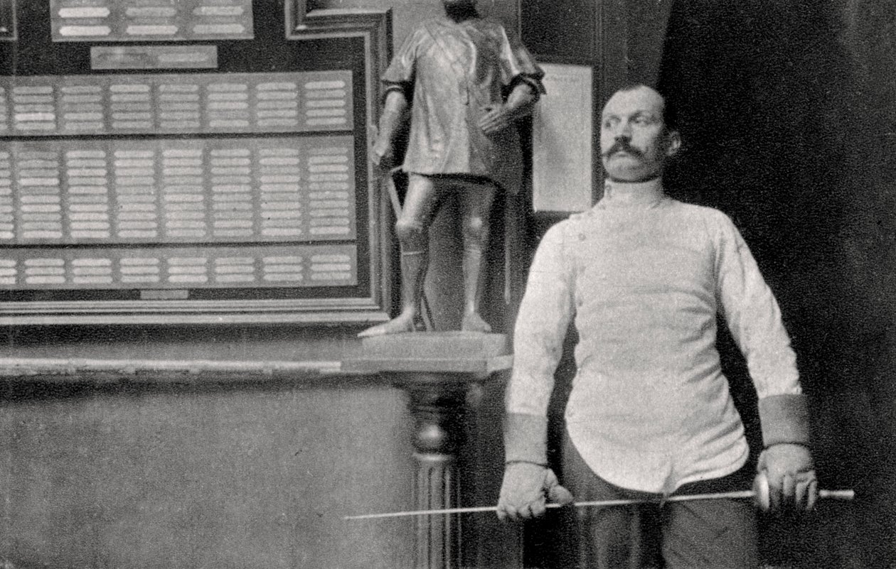 アルフォンスキルショファー、フランスの剣士、1904年 作： 不明
