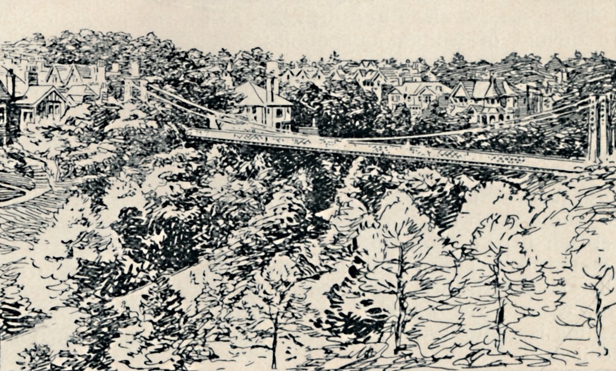 アラムチャイン吊り橋、1929 作： 不明