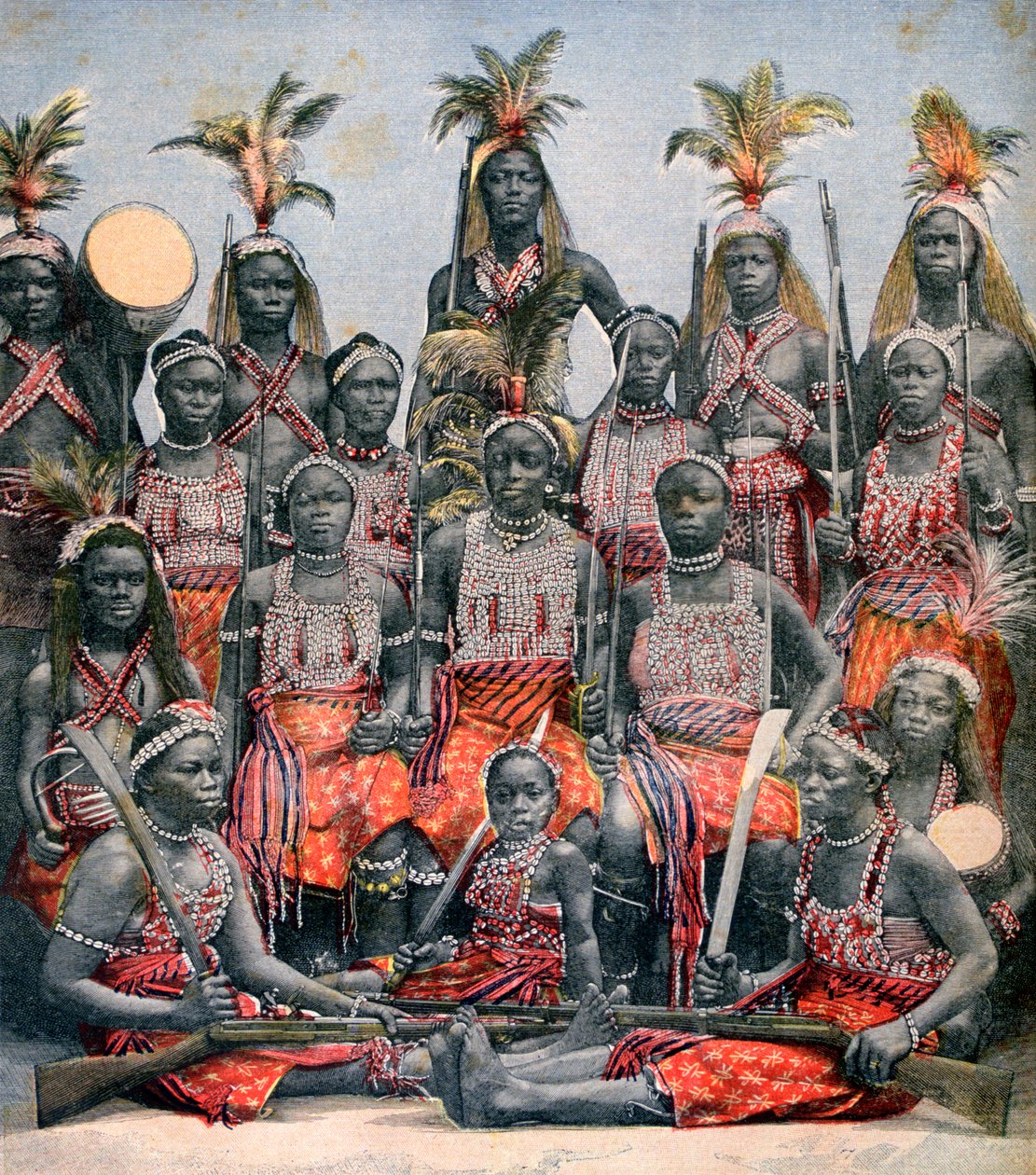 アマゾンの戦士、1891年 作： 不明
