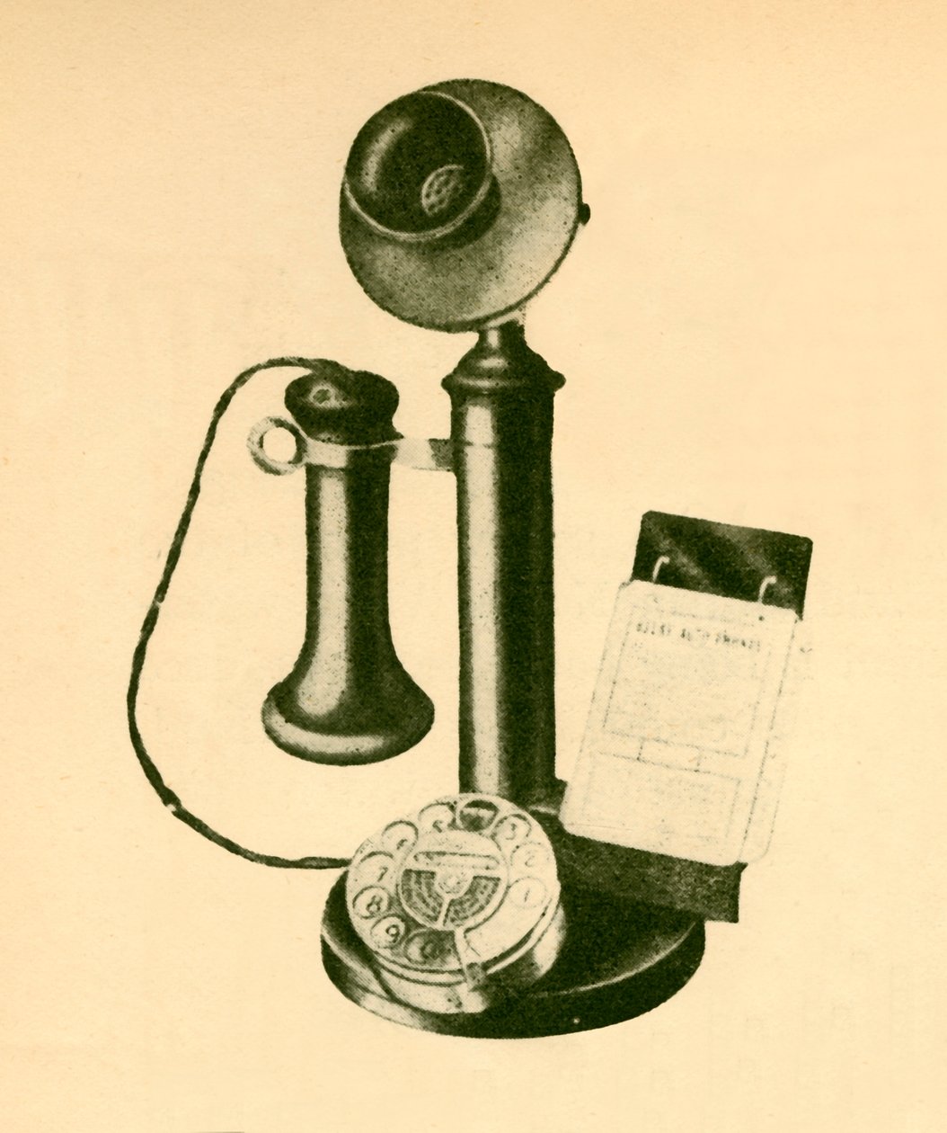 自動電話受信機、c1930。 作： 不明