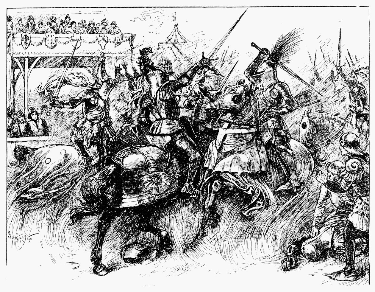 イギリスのトーナメント、1909 作： 不明