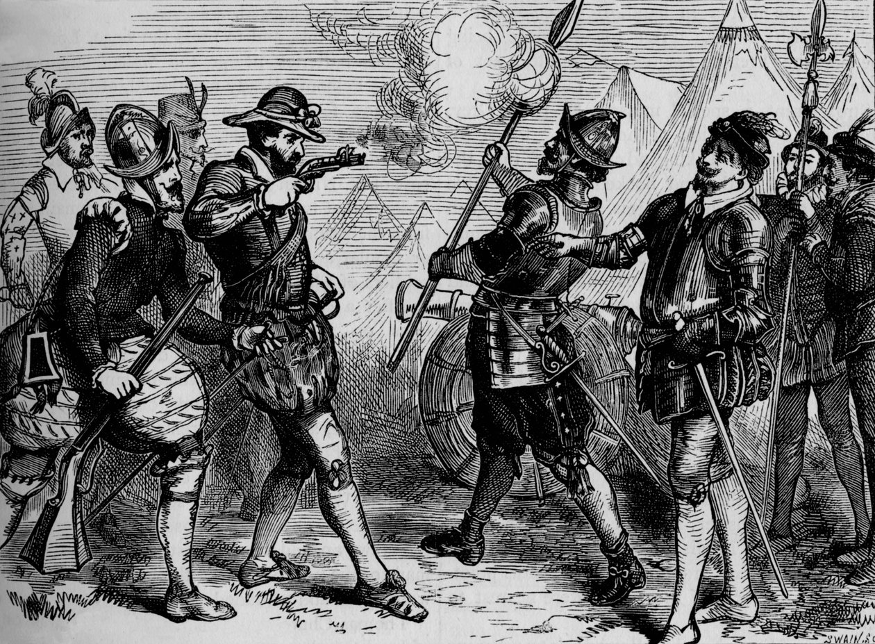 リース包囲事件、1548年-1560年、c1880 作： 不明