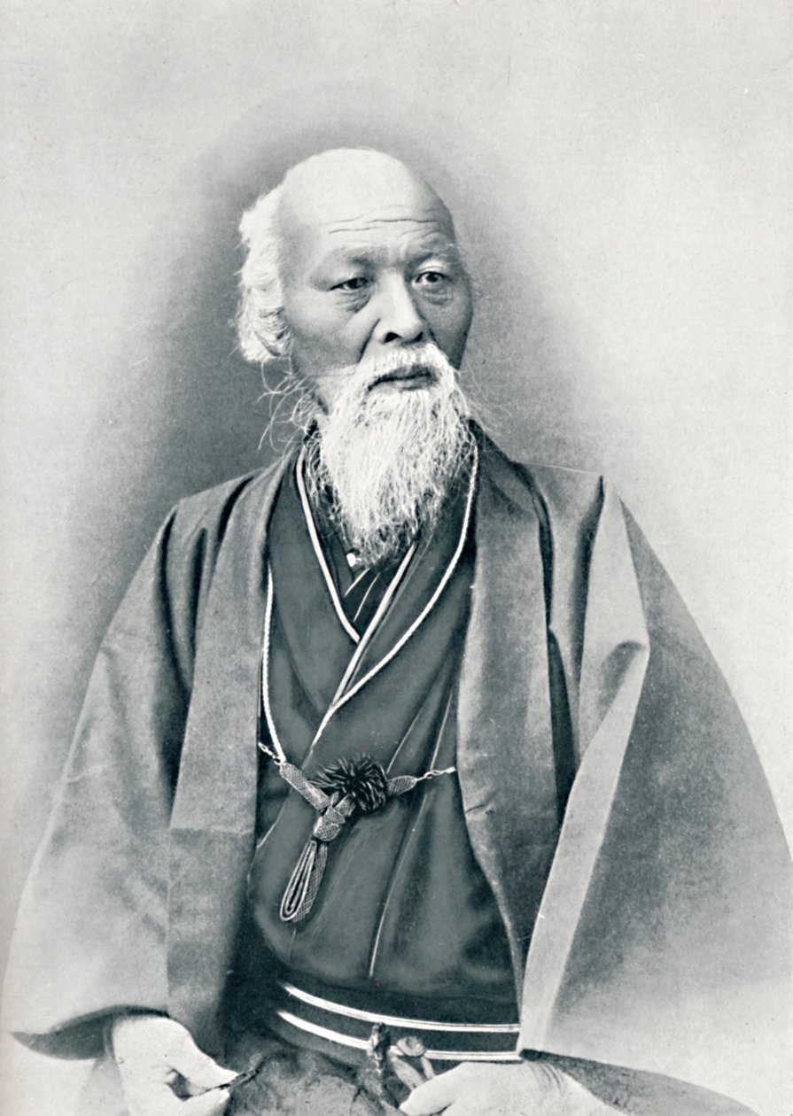 1902年、正装をした高齢の日本人医師 作： 不明