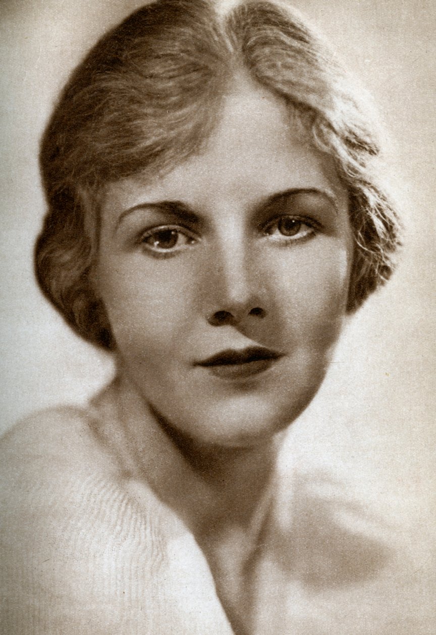 アンハーディング、アメリカの女優、1933 作： 不明