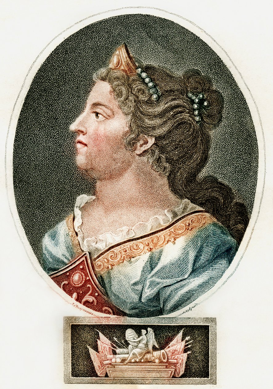 アン、イギリスの女王、c1796 作： 不明