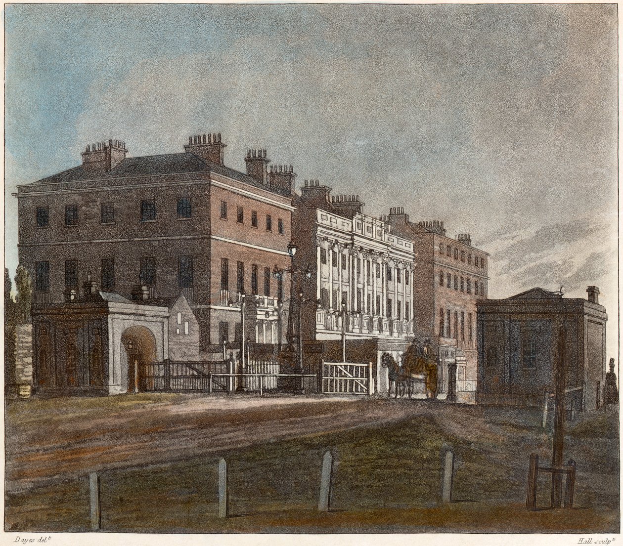Apsley House、ハイドパークコーナー、ロンドン、1810 作： 不明