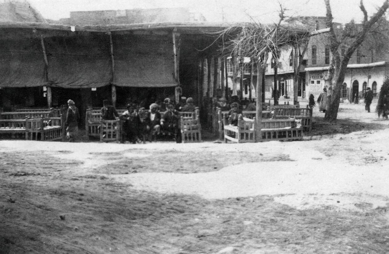 アラブコーヒーショップ、バグダッド、メソポタミア、第一次世界大戦、1918年 作： 不明