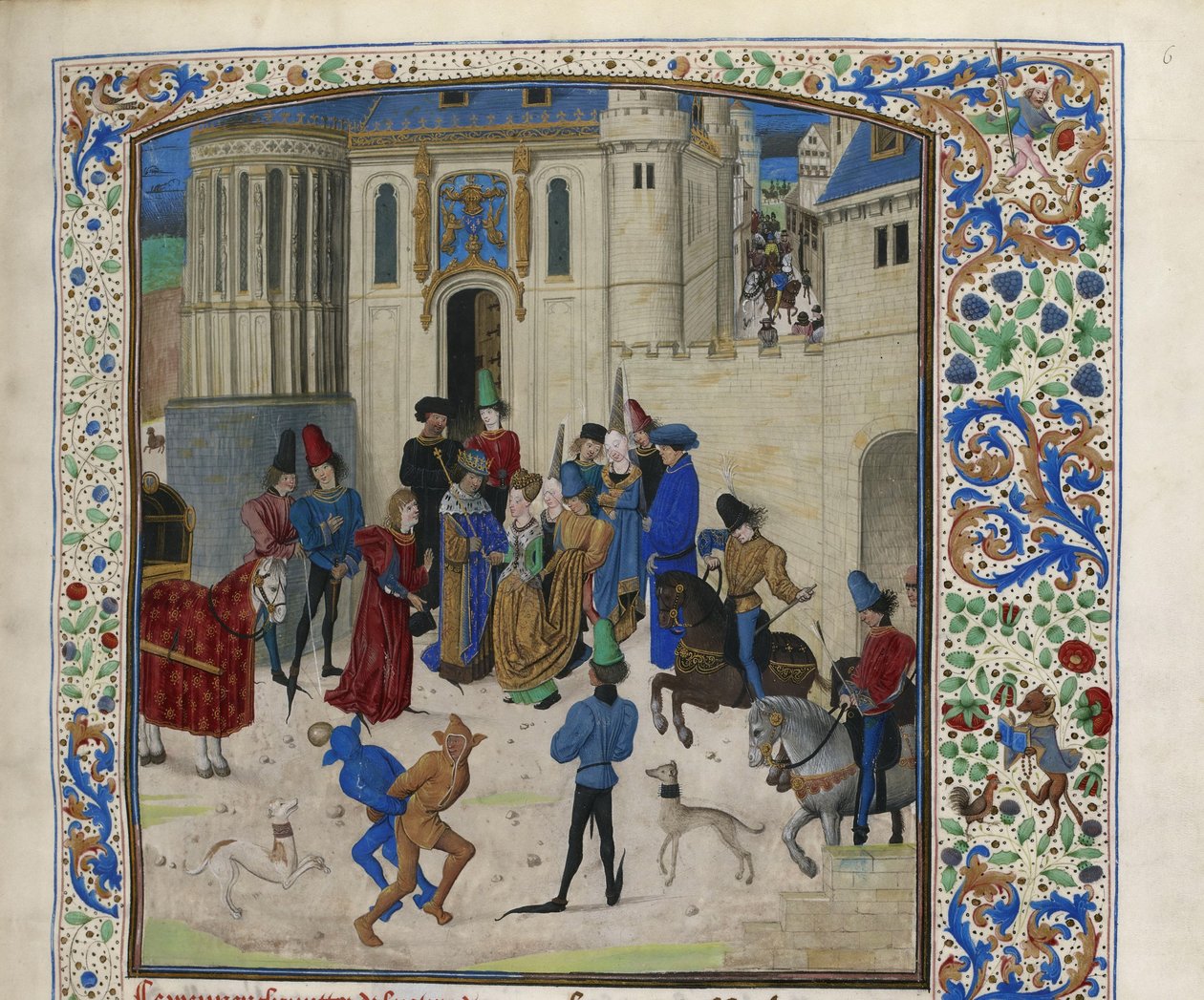 イザボー・ド・ババリアがパリに到着、1470～1475年頃。 作： 不明