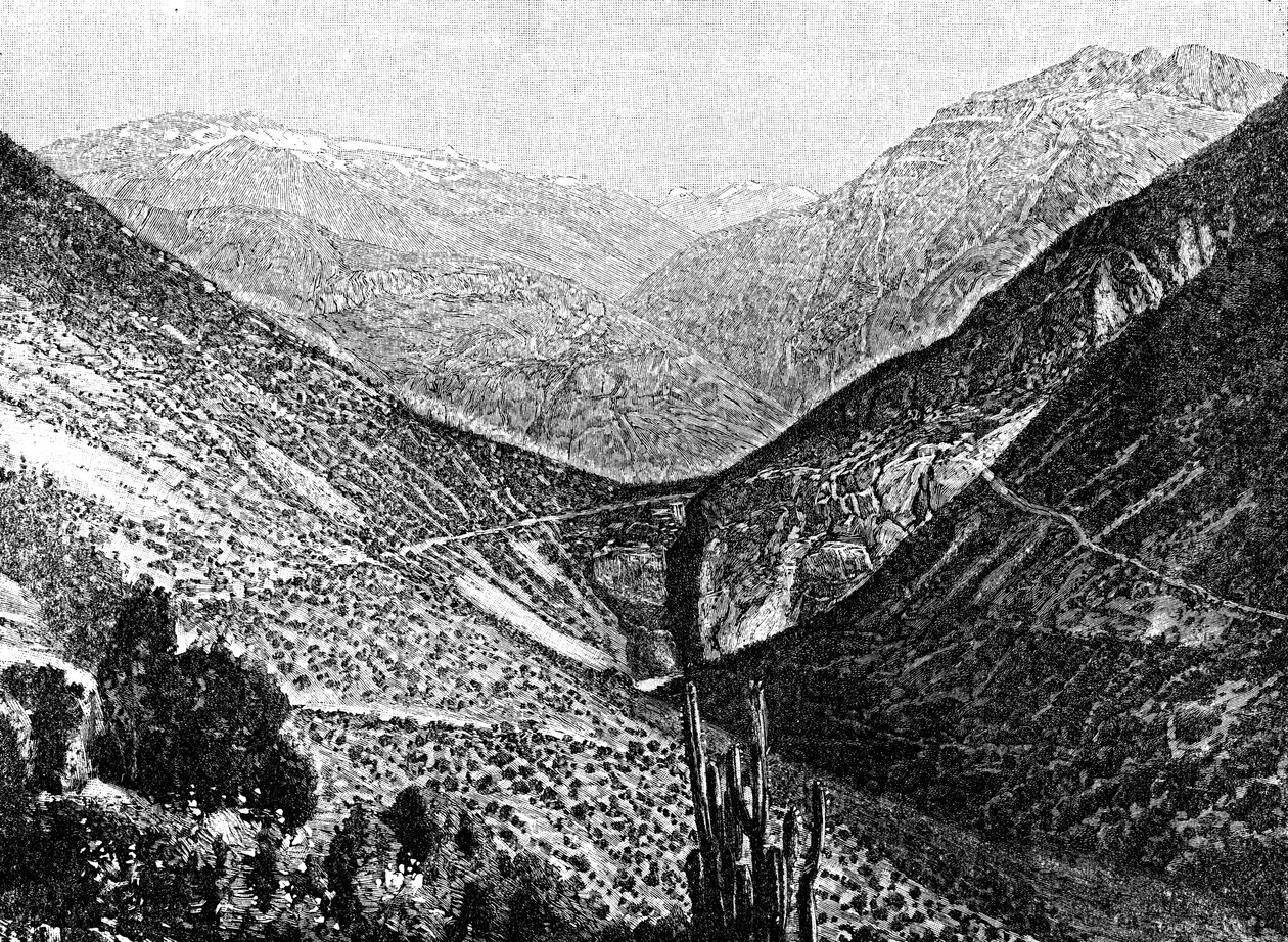 1895年、チリのカンブレの上昇 作： 不明