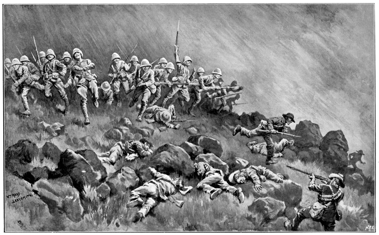 ワゴンヒルへの攻撃、第2次ボーア戦争、1900年1月6日 作： 不明