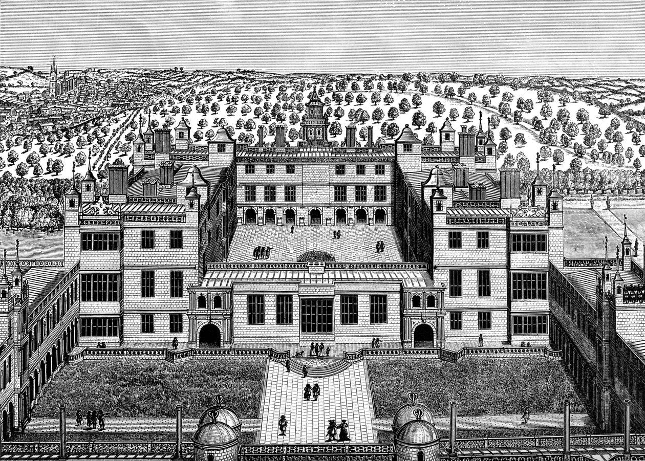 オードリーエンドハウス、サフランウォルデン、エセックス、1688年、1893年 作： 不明