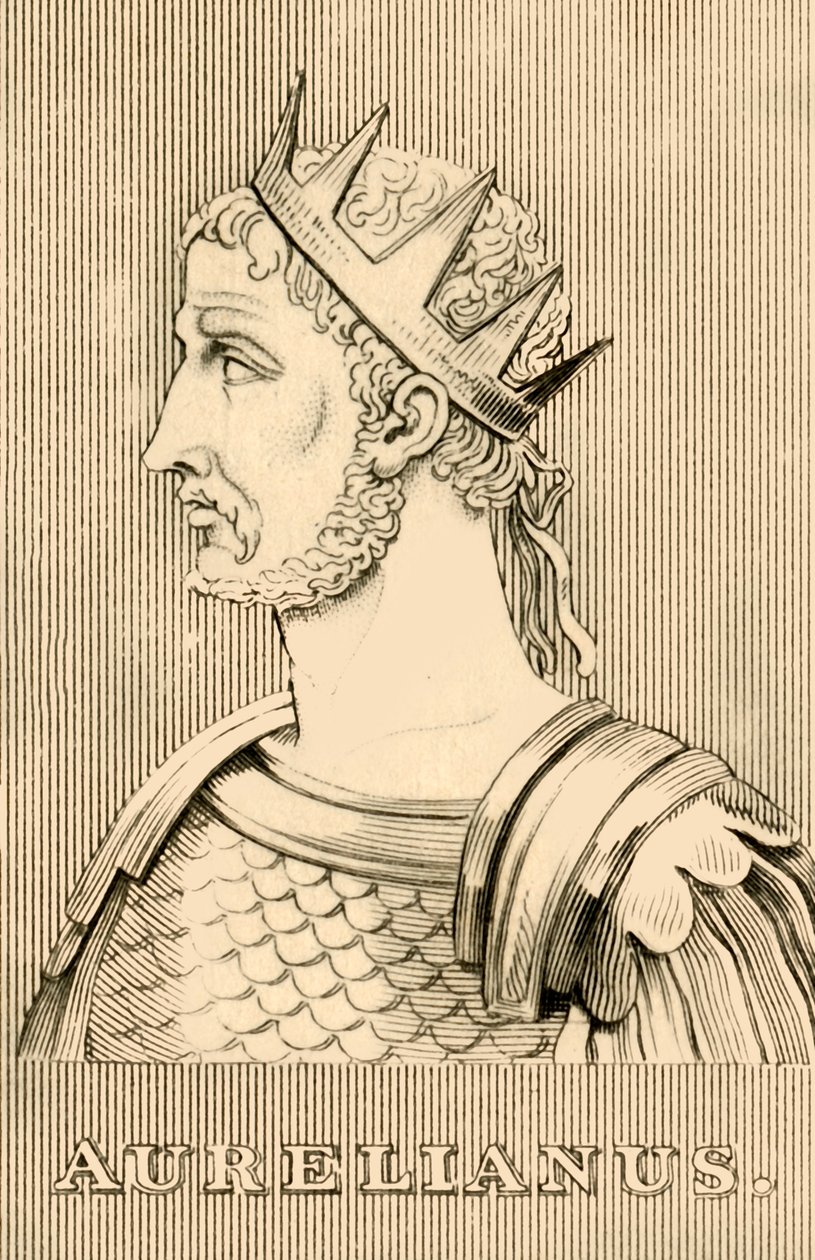 Aurelian、214-275 AD、1830。 作： 不明