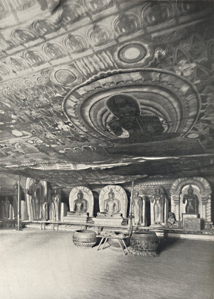 ダンブッラの岩の寺院、1926年 作： 不明