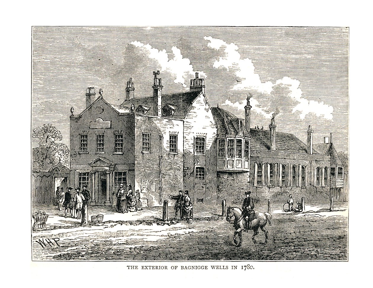 Bagnigge Wells、1780 作： 不明