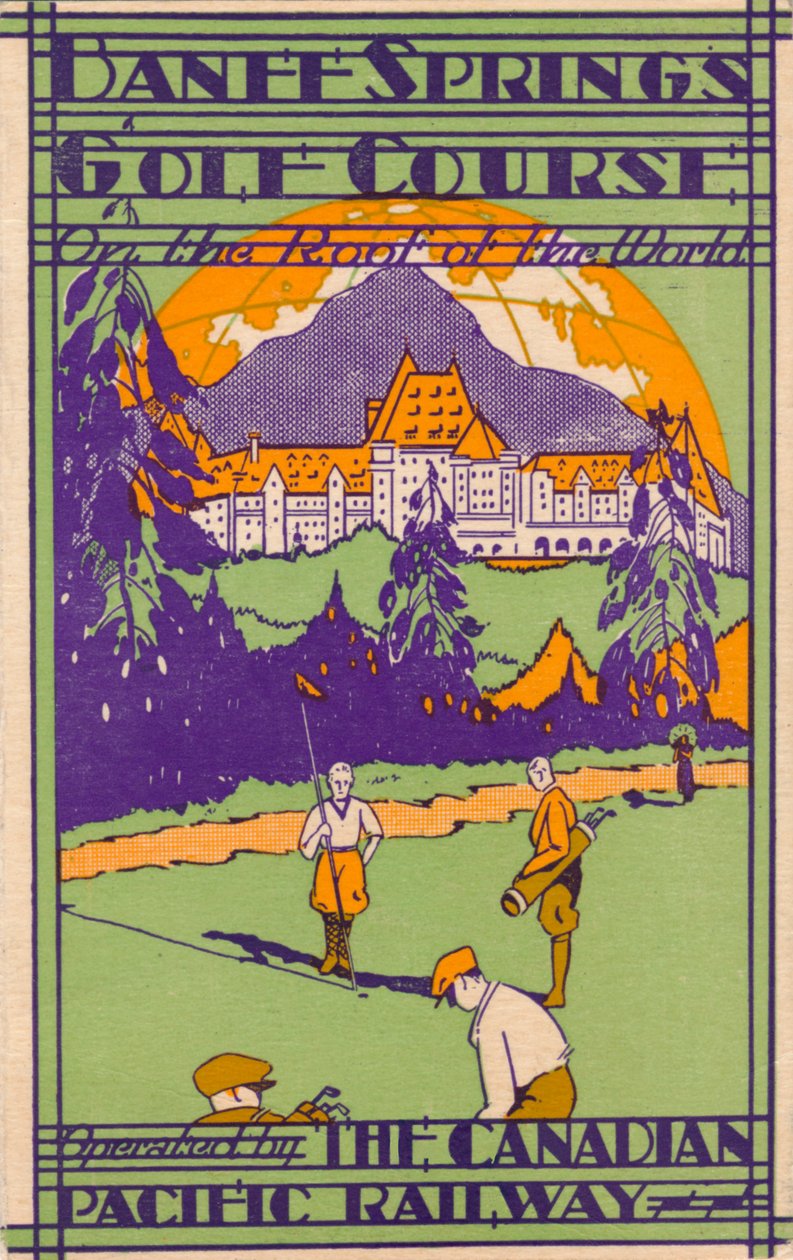 バンフスプリングスゴルフコース、スコアカード、c1925 作： 不明