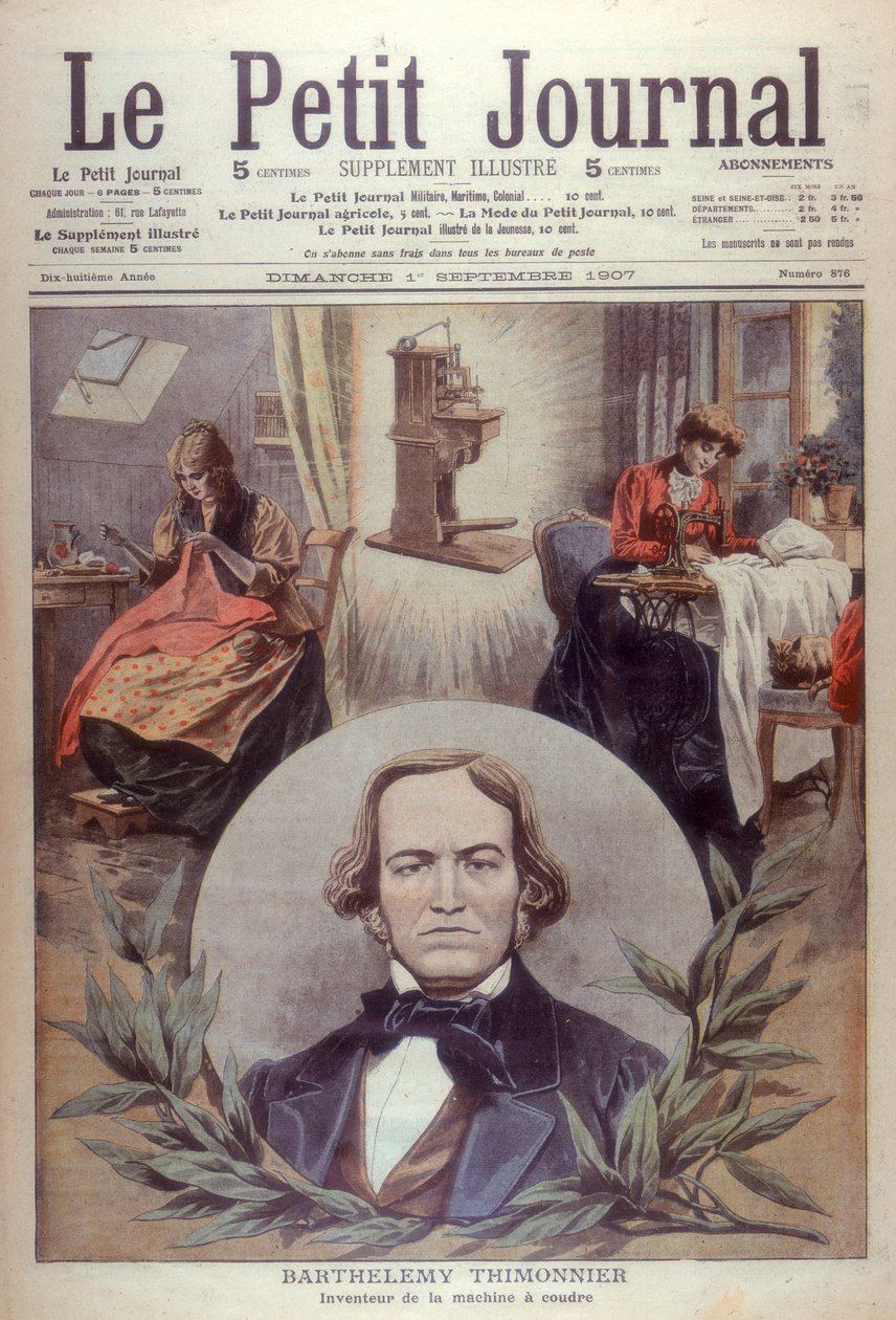 バルテルミーティモニエ、19世紀フランスの発明家、[1907] 作： 不明