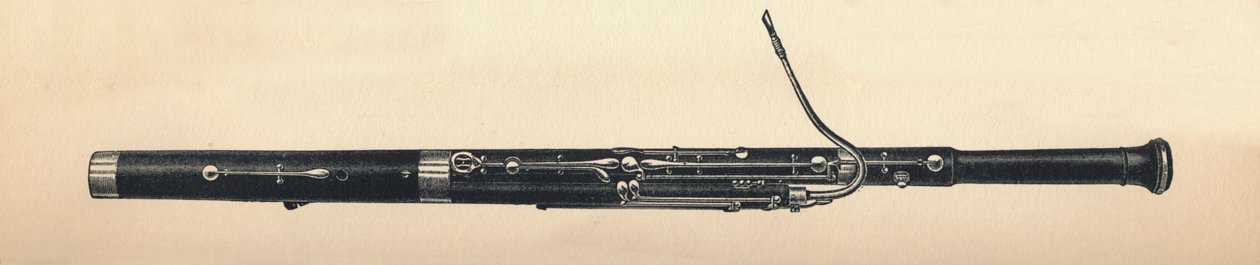 バスーン、1895年。 作： 不明