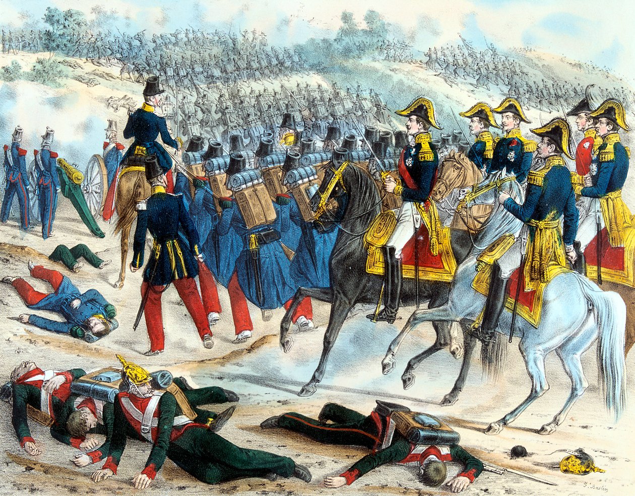 アルマの戦い、クリミア戦争、1854年9月20日c1860 作： 不明