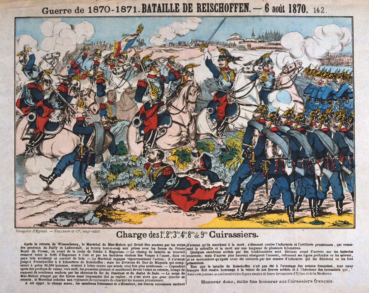 ライヒショフェンの戦い、日仏戦争、1870年8月6日 作： 不明