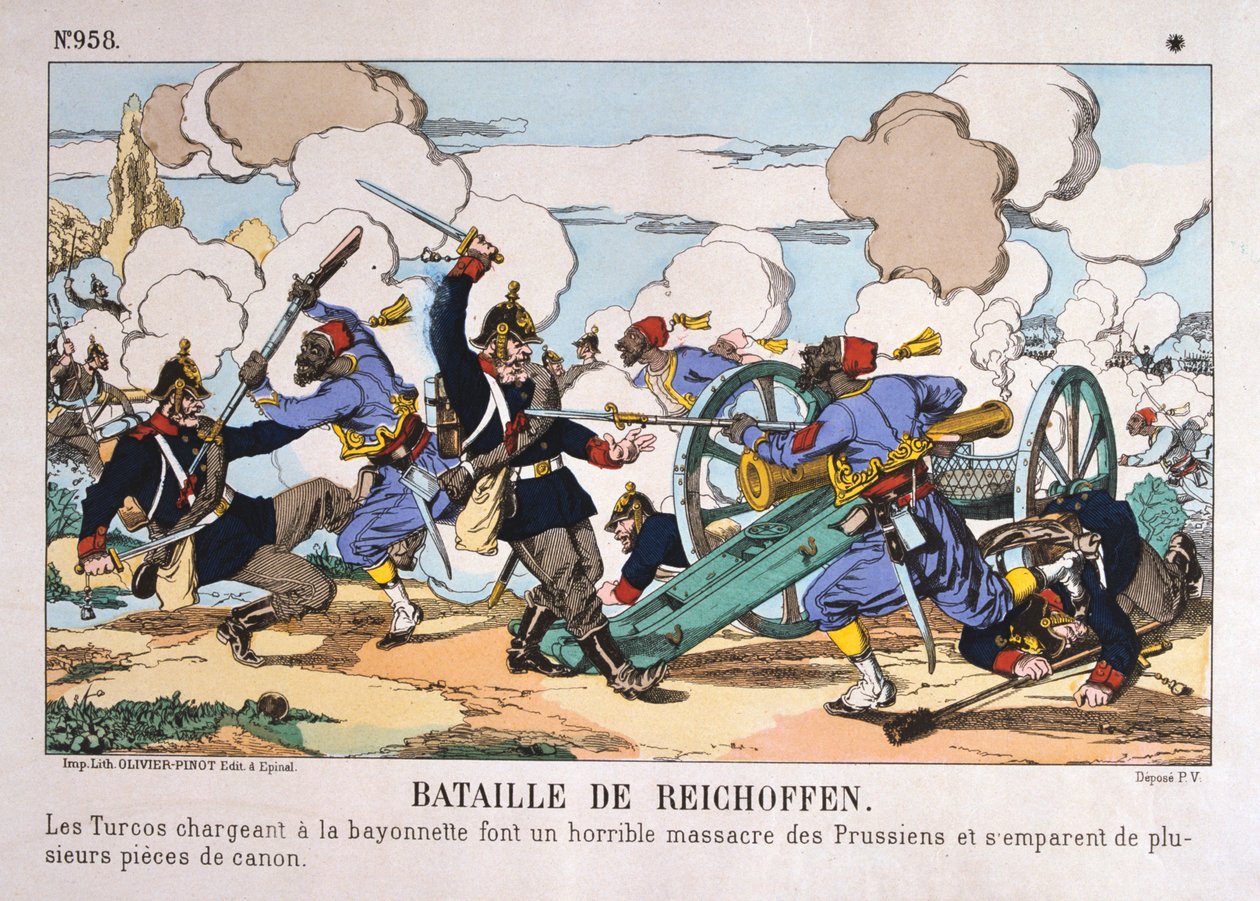 ライヒショフェンの戦い、日仏戦争、1870年8月6日 作： 不明