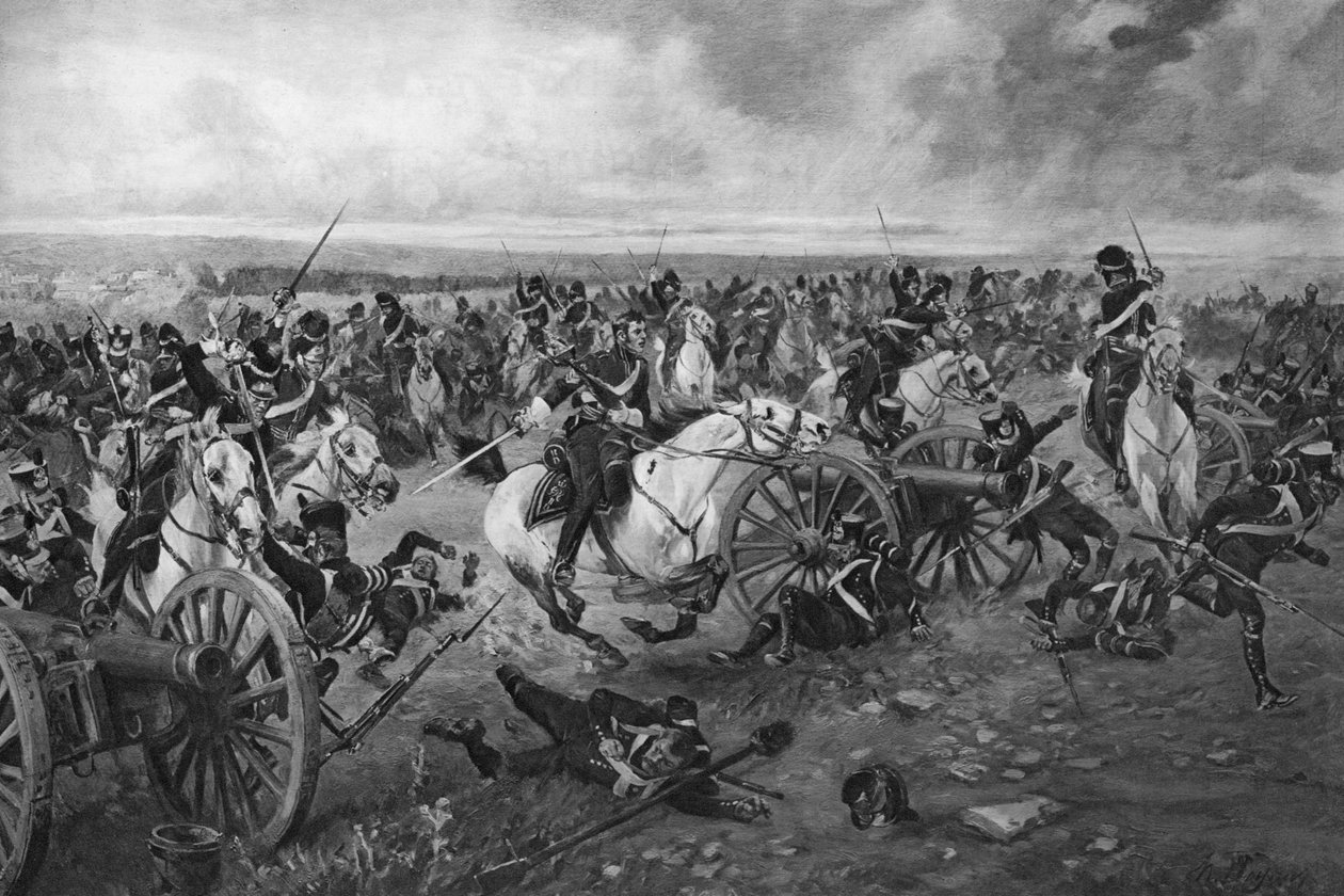 ウォータールーの戦い、1815 作： 不明