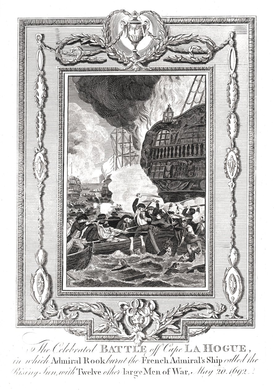ラホーグ岬沖の戦い、1692年 作： 不明