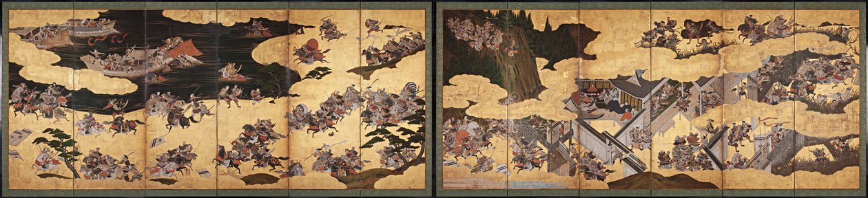 平家物語合戦図 作： 不明