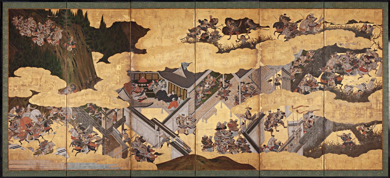 平家物語平家物語17世紀の3分の1の戦闘シーン。 作： 不明