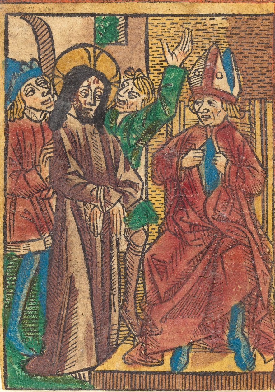 カイアファの前、c。 1490年。 作： 不明