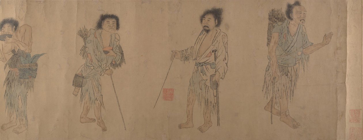 物乞い。 作： 不明