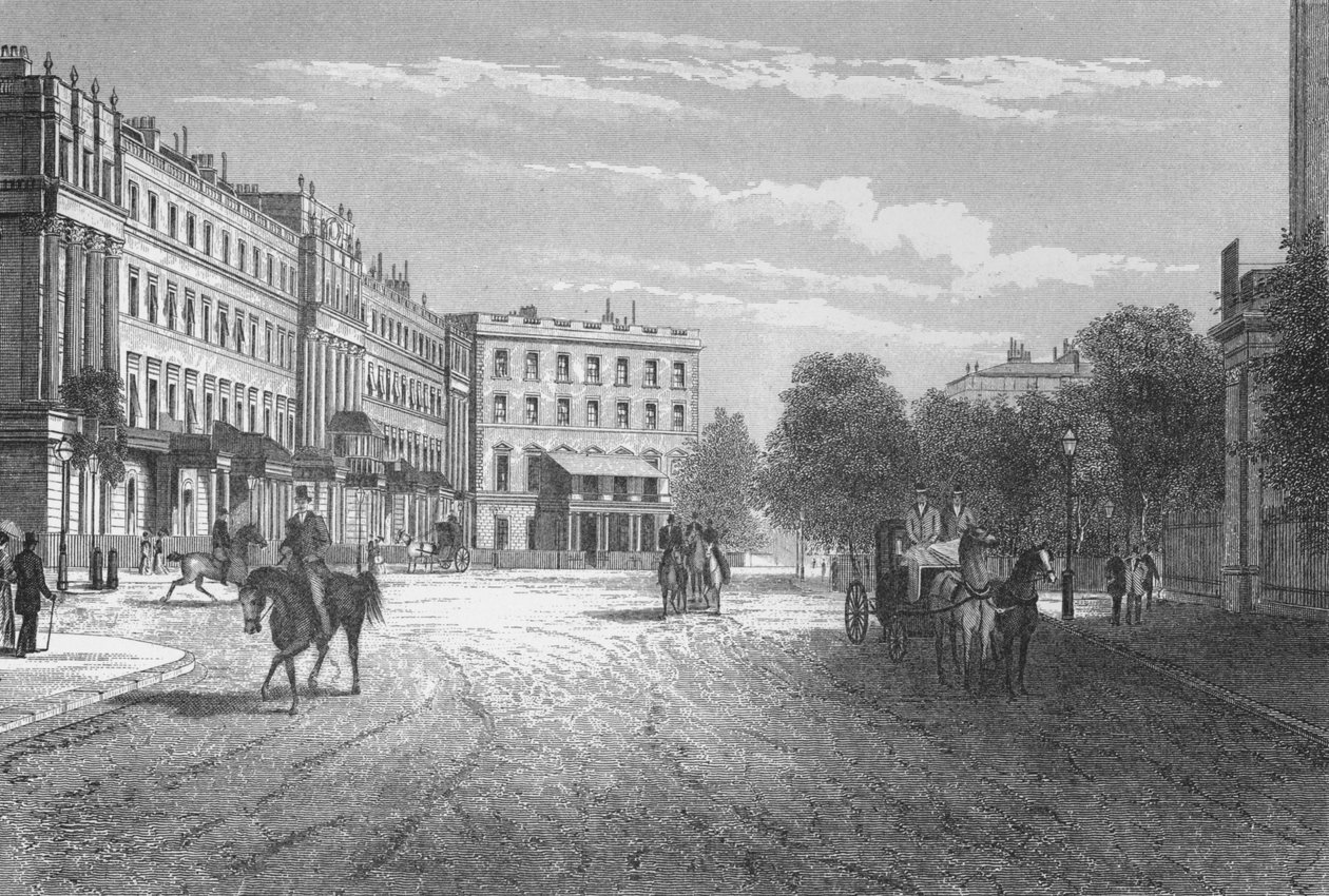 Belgrave Square、ウェストミンスター、ロンドン、c1850 1878 作： 不明