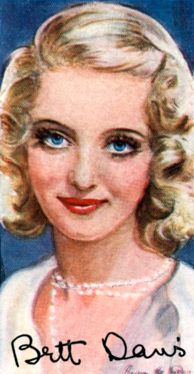 ベットデイビス、1908-1989年、2度アカデミー賞を受賞したアメリカの女優、20世紀 作： 不明
