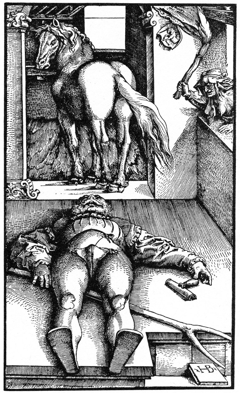 妖艶な新郎眠っている新郎と魔術師、1544 1964。 作： 不明