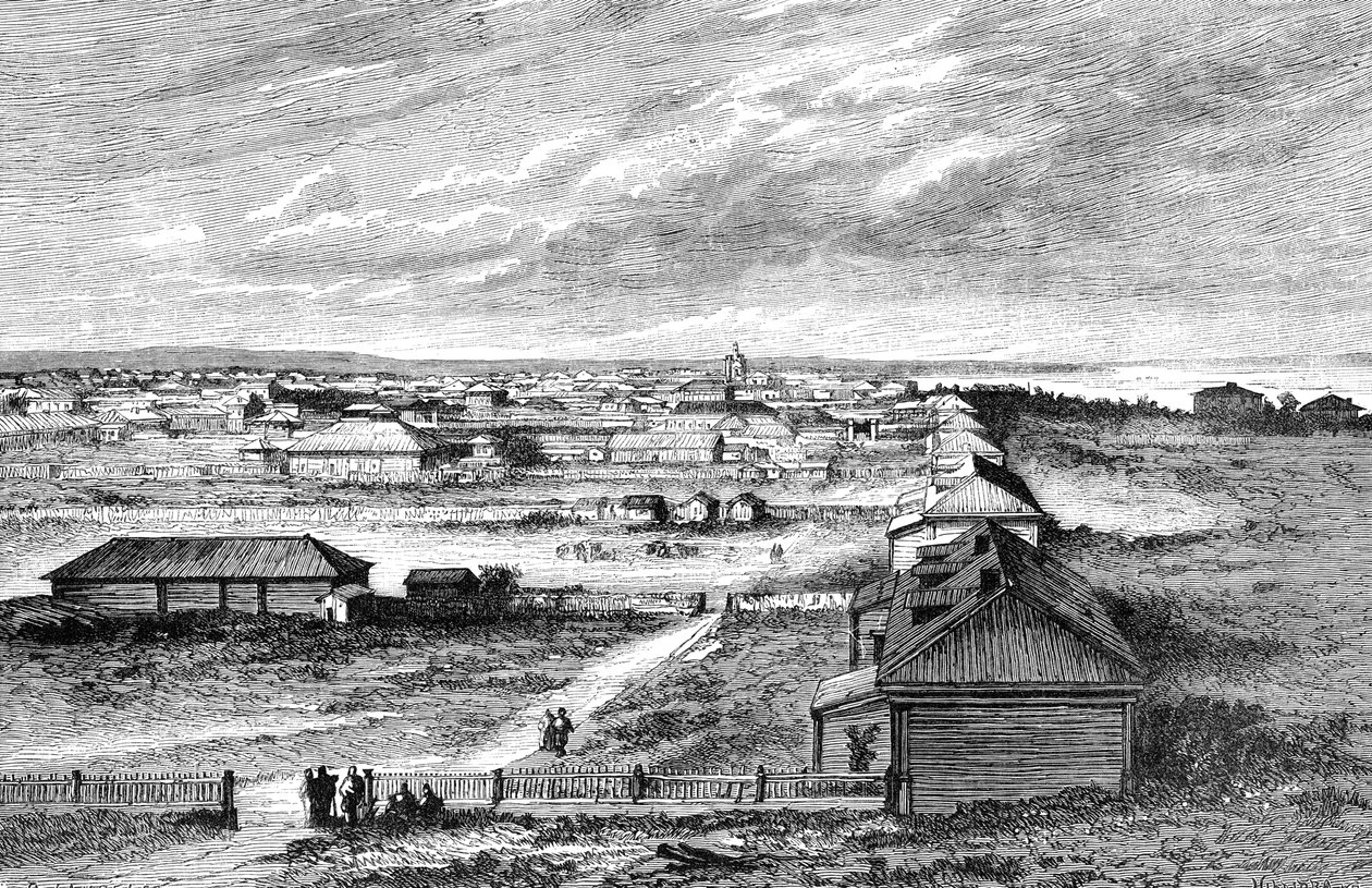 Blagovyeshchensk、シベリア、ロシア、1895 作： 不明