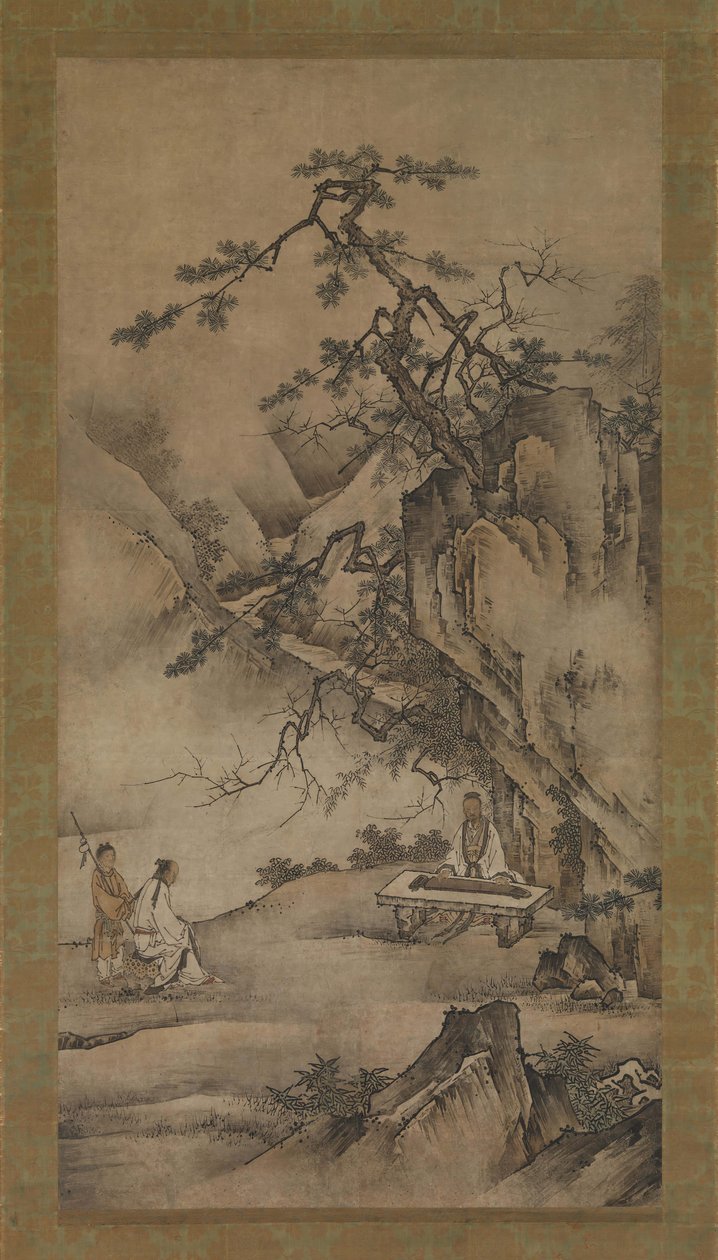 1530年代には、坊が忠Ziqiが聞くように秦を演奏します。 作： 不明