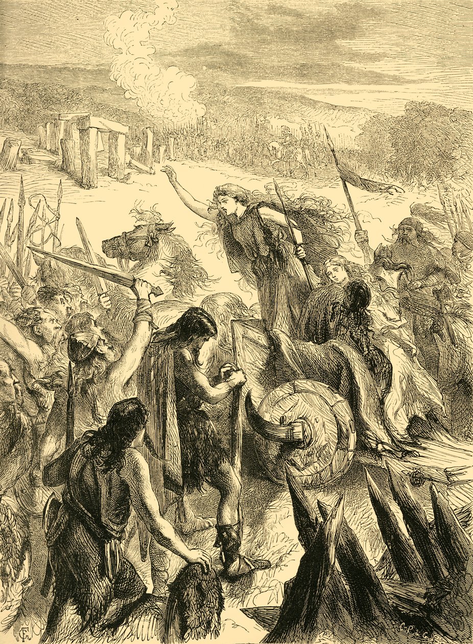 Boadicea、1873。 作： 不明