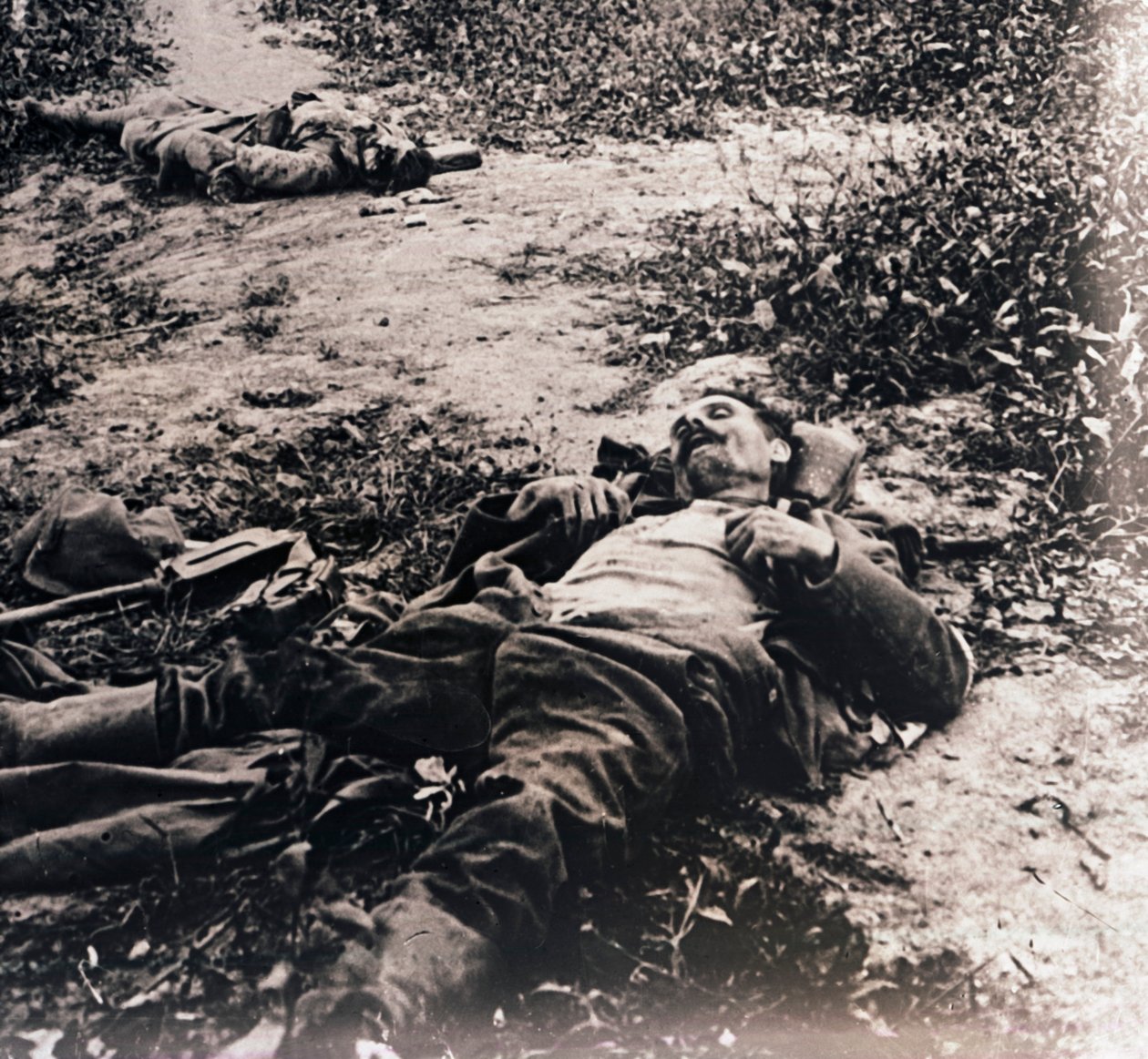 死んだ兵士の遺体、c1914-c1918 作： 不明