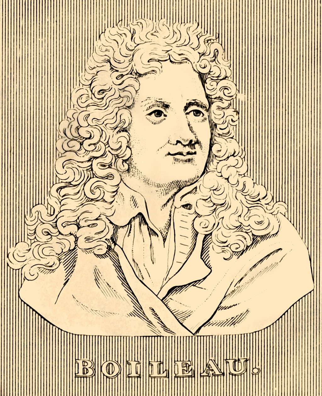 Boileau、1636-1711、1830。 作： 不明