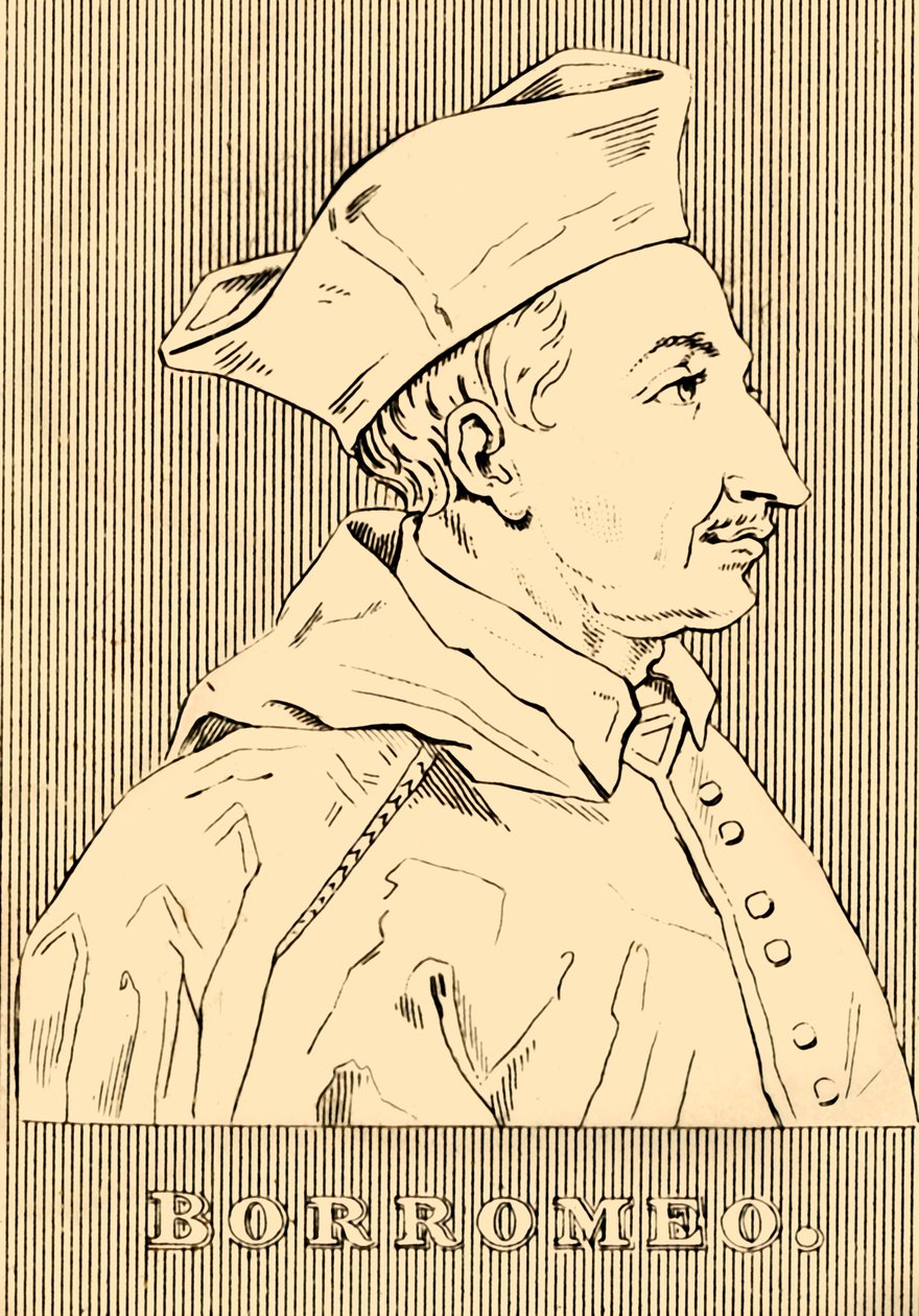 ボロメオ、1538-1584、1830。 作： 不明